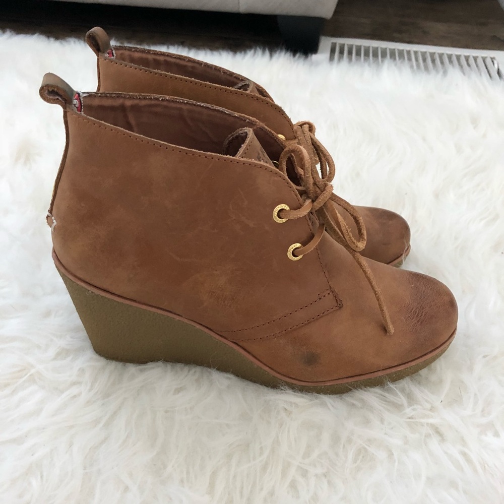 Sperry Wedge Booties